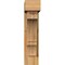 Ekena Millwork Balboa Block Rough Sawn Bracket w/ Offset Brace, Western Red Cedar, 6"W x 18"D x 26"H BKT0604X18X26BOA05RWR - alternate 3